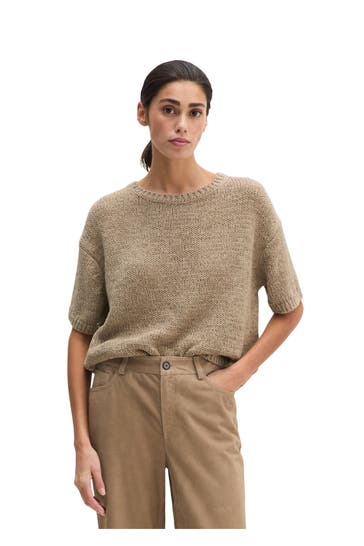 MARC O'POLO Strickpullover taupe
