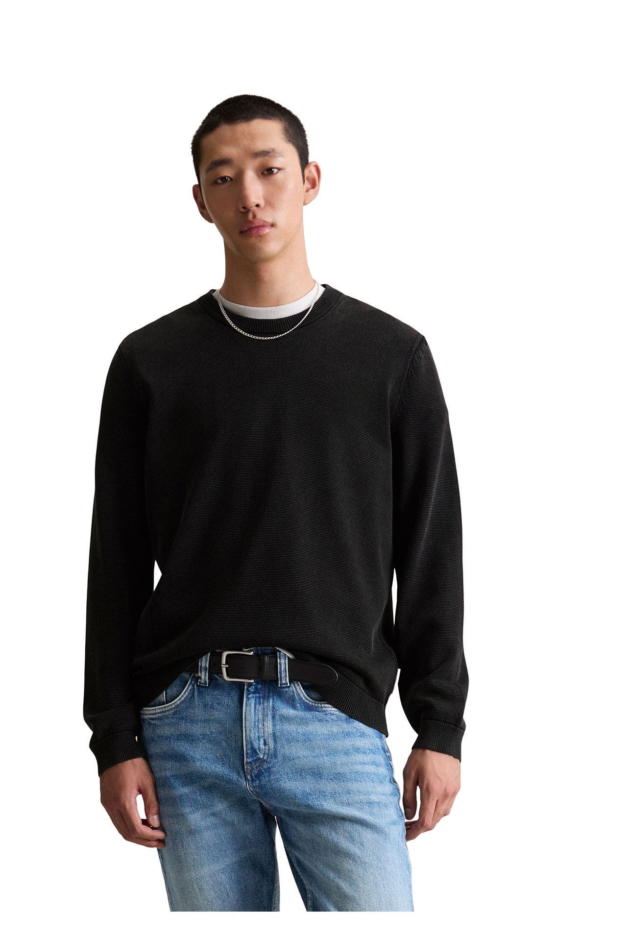 MARC O'POLO DENIM Strickpullover schwarz, Bild 1
