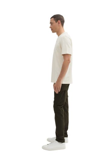 TOM TAILOR Cargohose waldgrün tapered fit