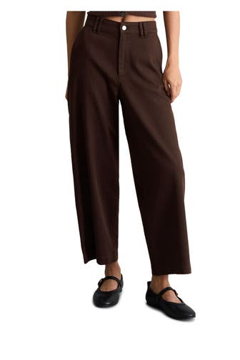 MARC O'POLO DENIM Stoffhose braunrot