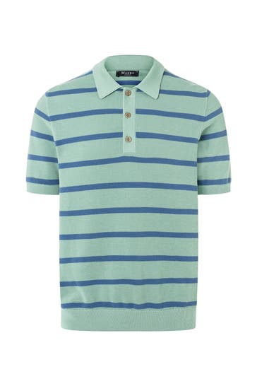 MAERZ MUENCHEN Polo-Shirt gestreift