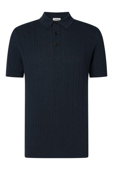 JOOP! JEANS Strick-Polo 'Colinor' dunkelblau