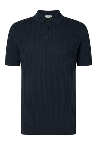 JOOP! JEANS Strick-Polo 'Colinor' dunkelblau