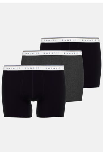 BUGATTI 3er-Pack Boxer Trunks mehrfarbig