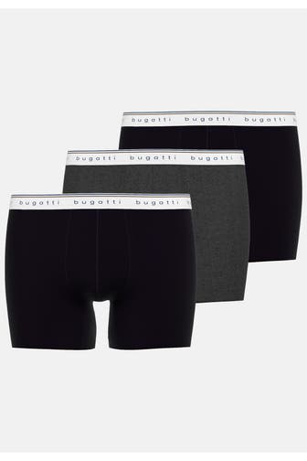 BUGATTI 3er-Pack Boxer Trunks mehrfarbig