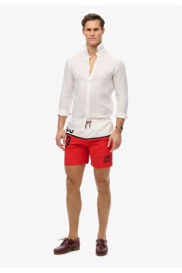 SUPERDRY Badeshorts mehrfarbig