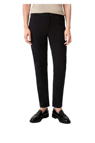COMMA, Stoffhose schwarz