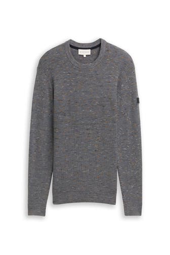 TOM TAILOR Strickpullover dunkelgrau
