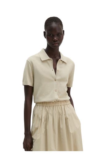 MARC O'POLO Strickshirt beige