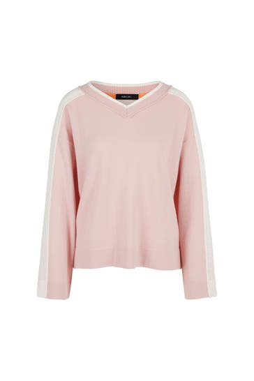 MARC CAIN Wollmix-Pullover mehrfarbig