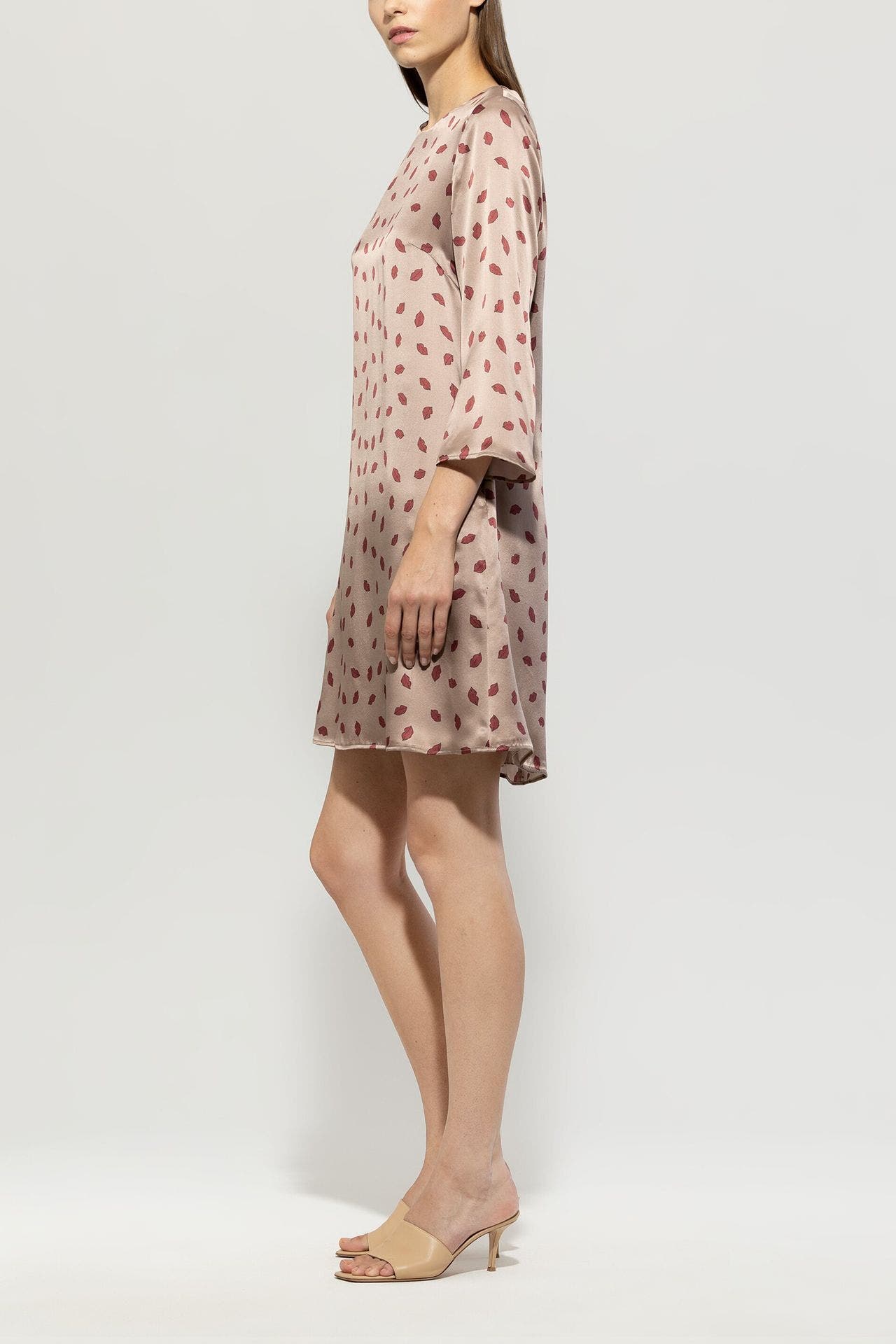 LUISA CERANO Seidenkleid gemustert, Bild 1