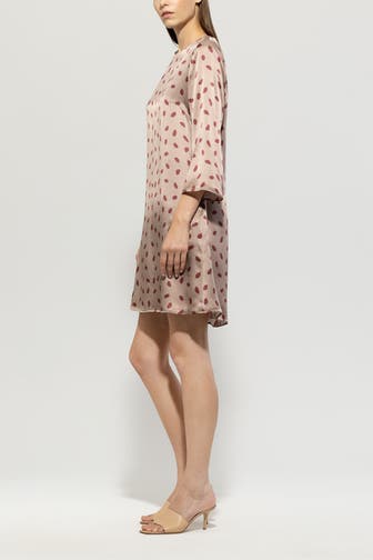 LUISA CERANO Seidenkleid gemustert