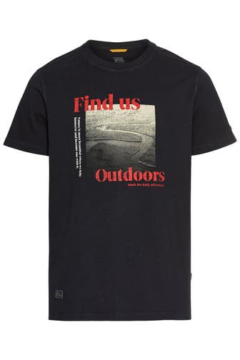 CAMEL ACTIVE T-Shirt schwarz