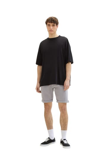 TOM TAILOR Jeansshorts grau slim