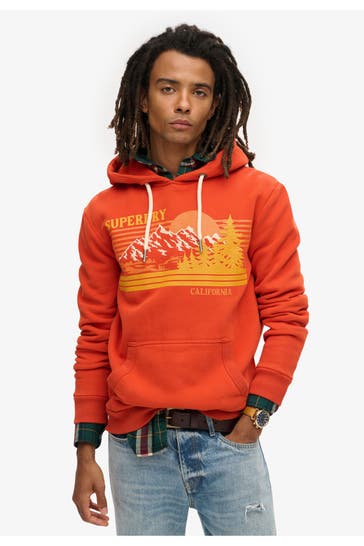SUPERDRY Hoodie oangerot