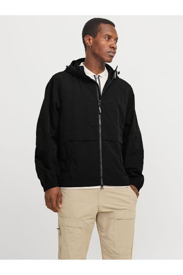 JACK & JONES Übergangsjacke schwarz 
