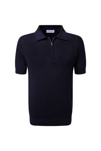 BALDESSARINI Strick-Polo navy