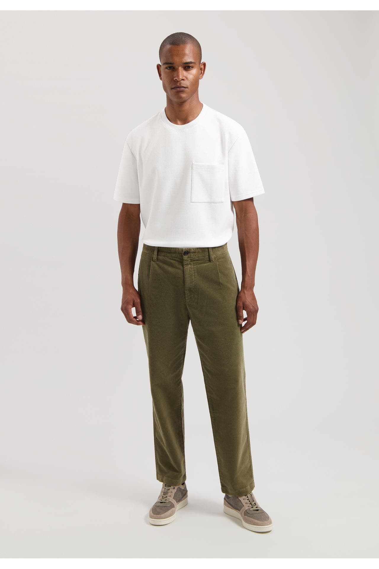 DSTREZZED Cordhose 'Henry' dunkelgrün, Bild 1