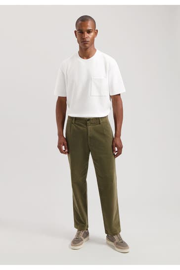 DSTREZZED Cordhose 'Henry' dunkelgrün