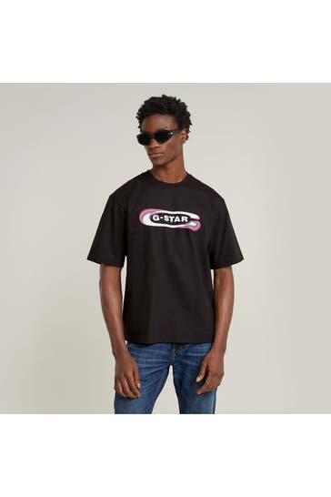 G-STAR T-Shirt schwarz
