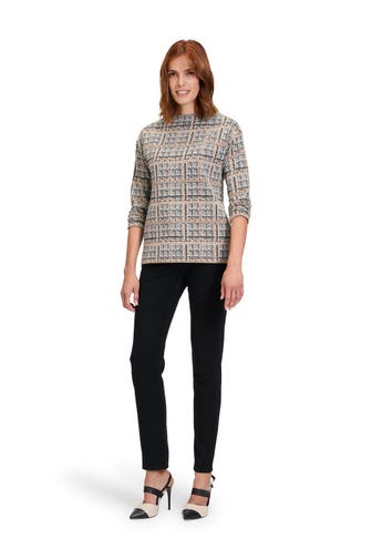 BETTY BARCLAY Sweatshirt gemustert