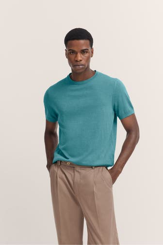 BUGATTI Strick-Shirt petrol