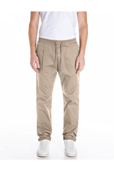 REPLAY Stoffhose beige