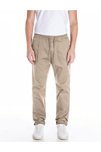 REPLAY Stoffhose beige