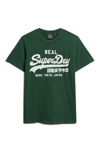 SUPERDRY T-Shirt tannengrün