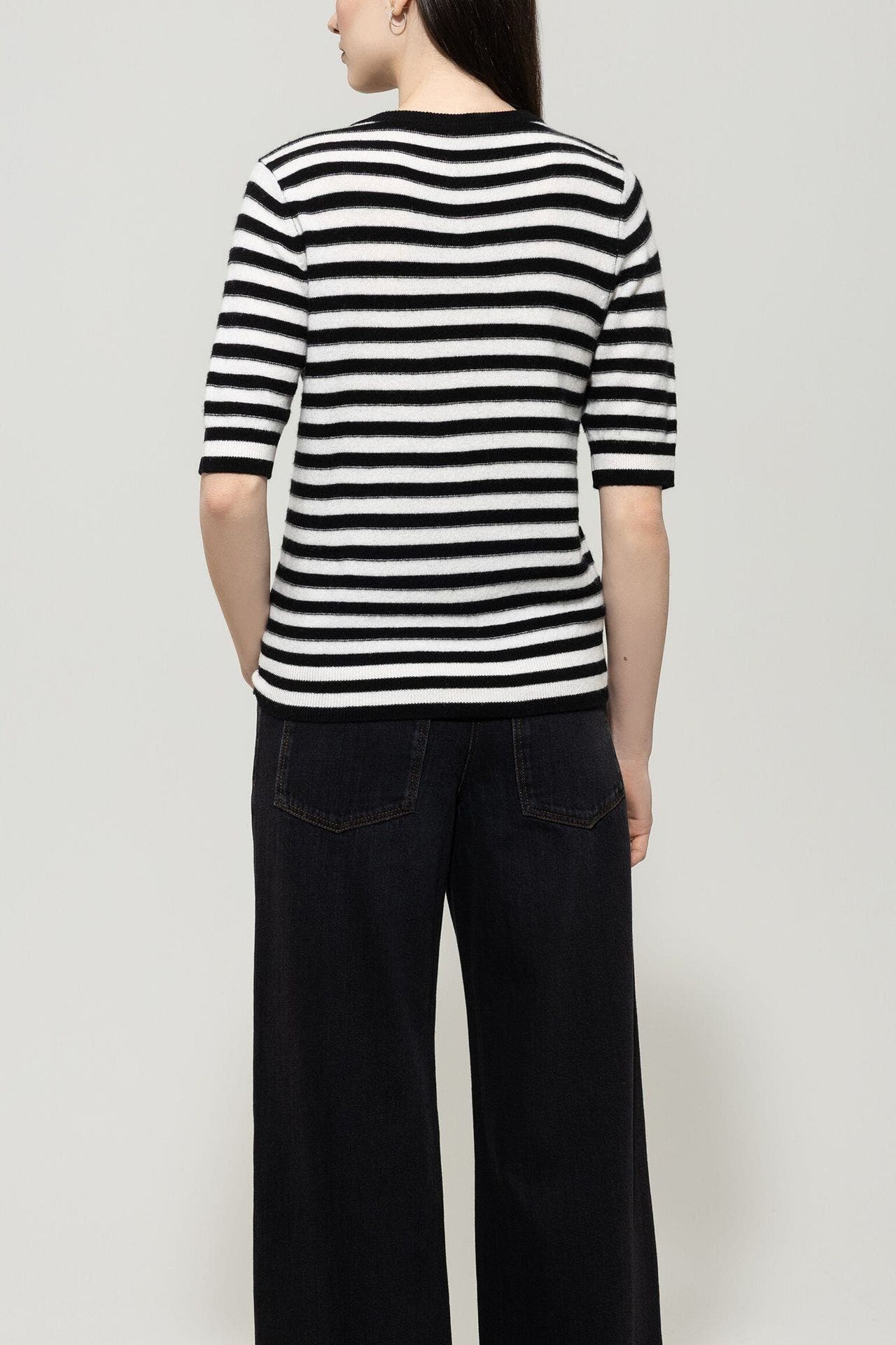 LUISA CERANO Strickshirt gestreift, Bild 1