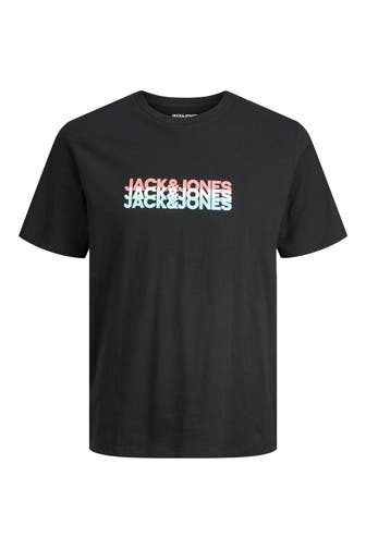 JACK & JONES T-Shirt schwarz
