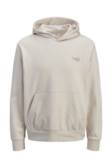 JACK & JONES Hoodie hellgrau