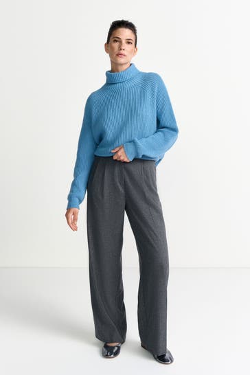 RICH & ROYAL Strickpullover blau