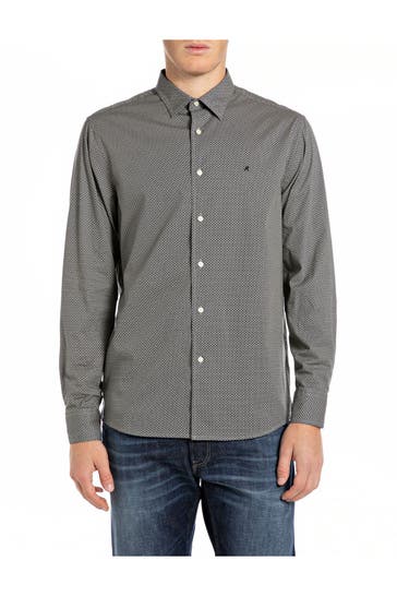 REPLAY Casual-Hemd gemustert