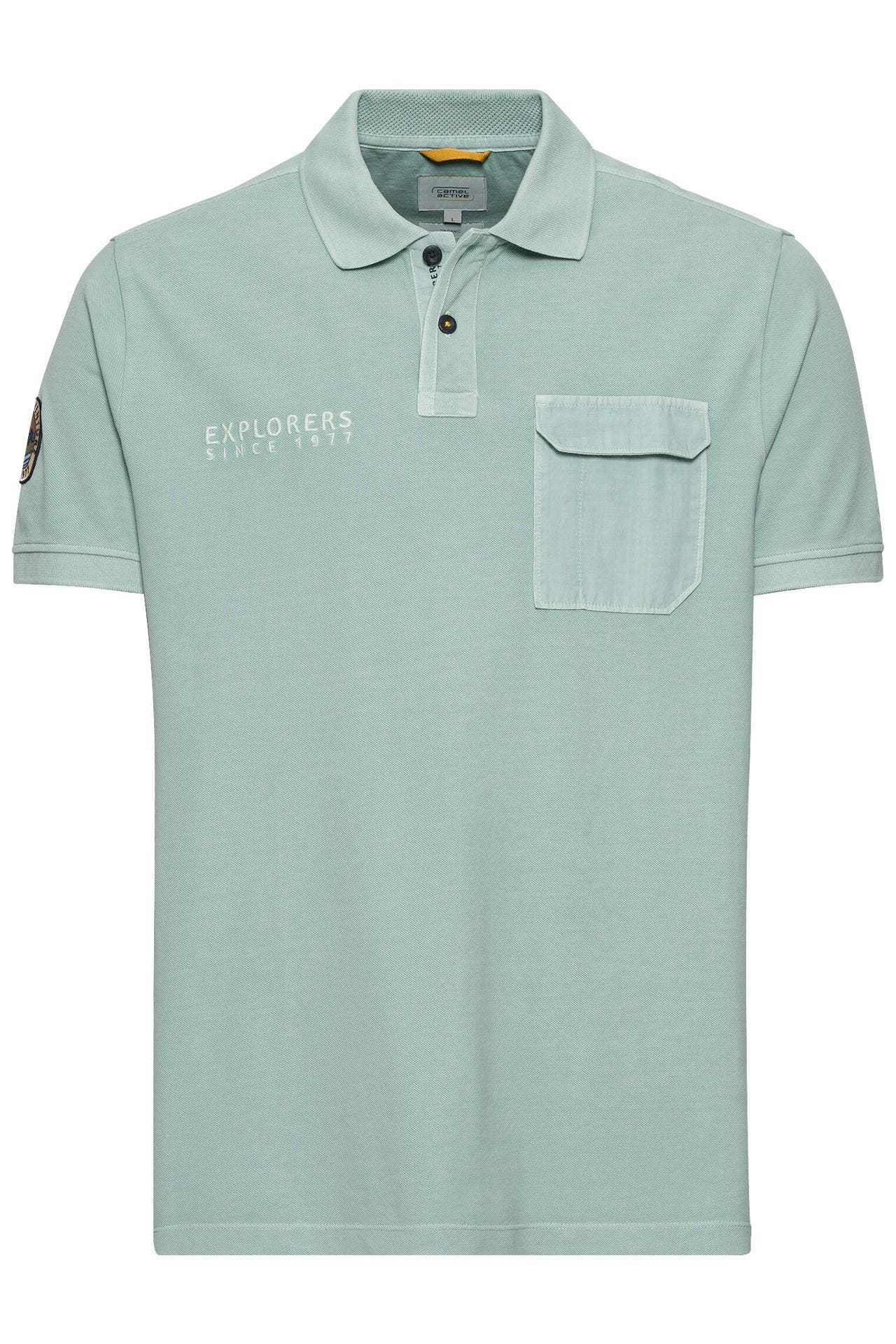 CAMEL ACTIVE Polo-Shirt graugrün, Bild 1