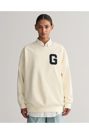 GANT Sweatshirt ecru