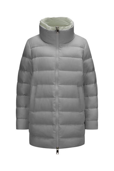 MILESTONE Steppjacke hellgrau