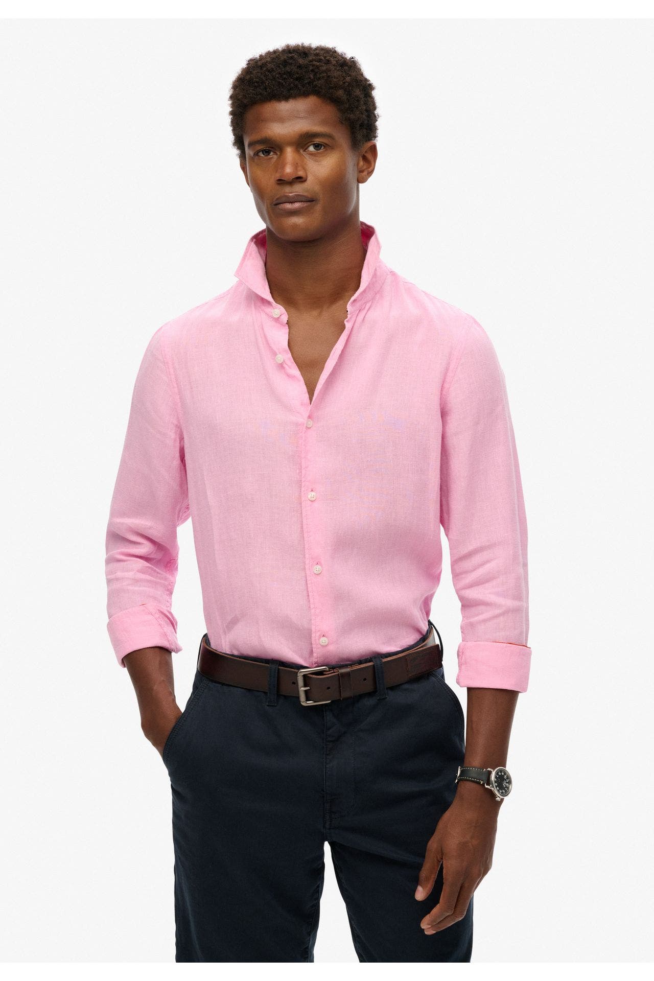 SUPERDRY Leinen-Hemd 'Vacation' Slim Fit, Bild 1