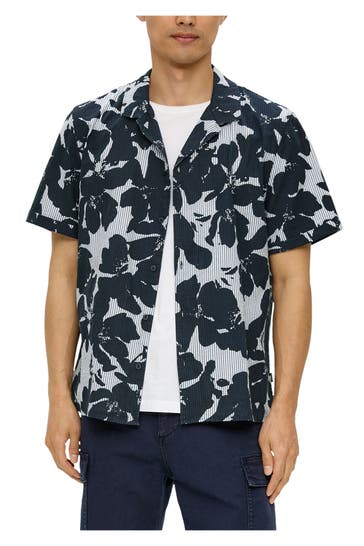 S.OLIVER Kurzarmhemd gemustert