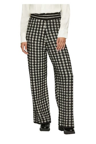 S.OLIVER BLACK LABEL Strickhose kariert