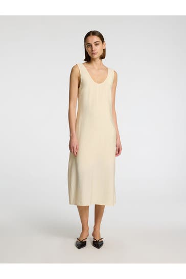 SELECTED Midikleid sand