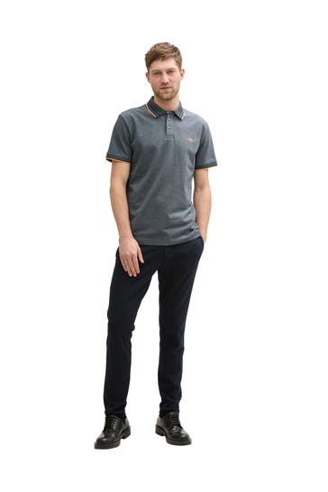 TOM TAILOR Poloshirt grau