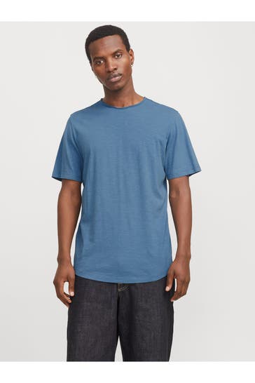 JACK & JONES T-Shirt 'Basher' blau