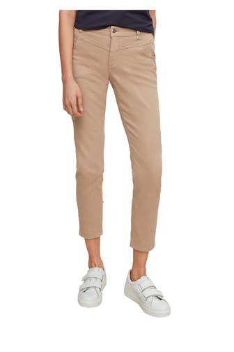 COMMA, Jeans hellbraun slim
