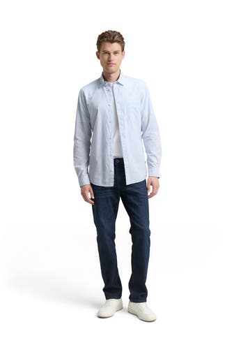 TOM TAILOR Casual-Hemd hellblau