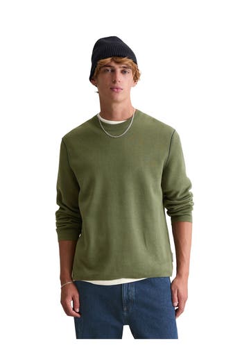 MARC O'POLO DENIM Strickpullover dunkelgrün