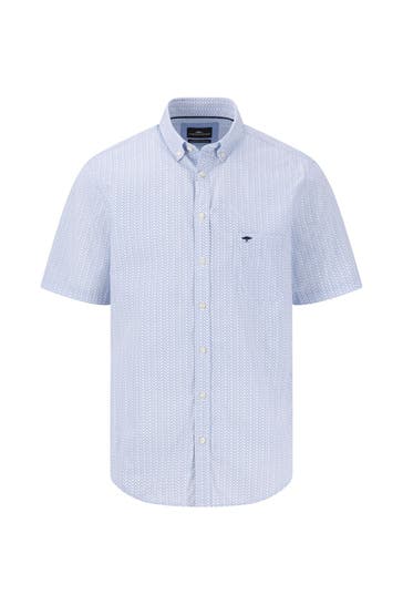 FYNCH-HATTON Casual-Hemd azurblau