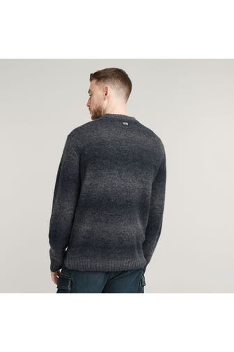 G-STAR Wollmix-Strickpullover gemustert
