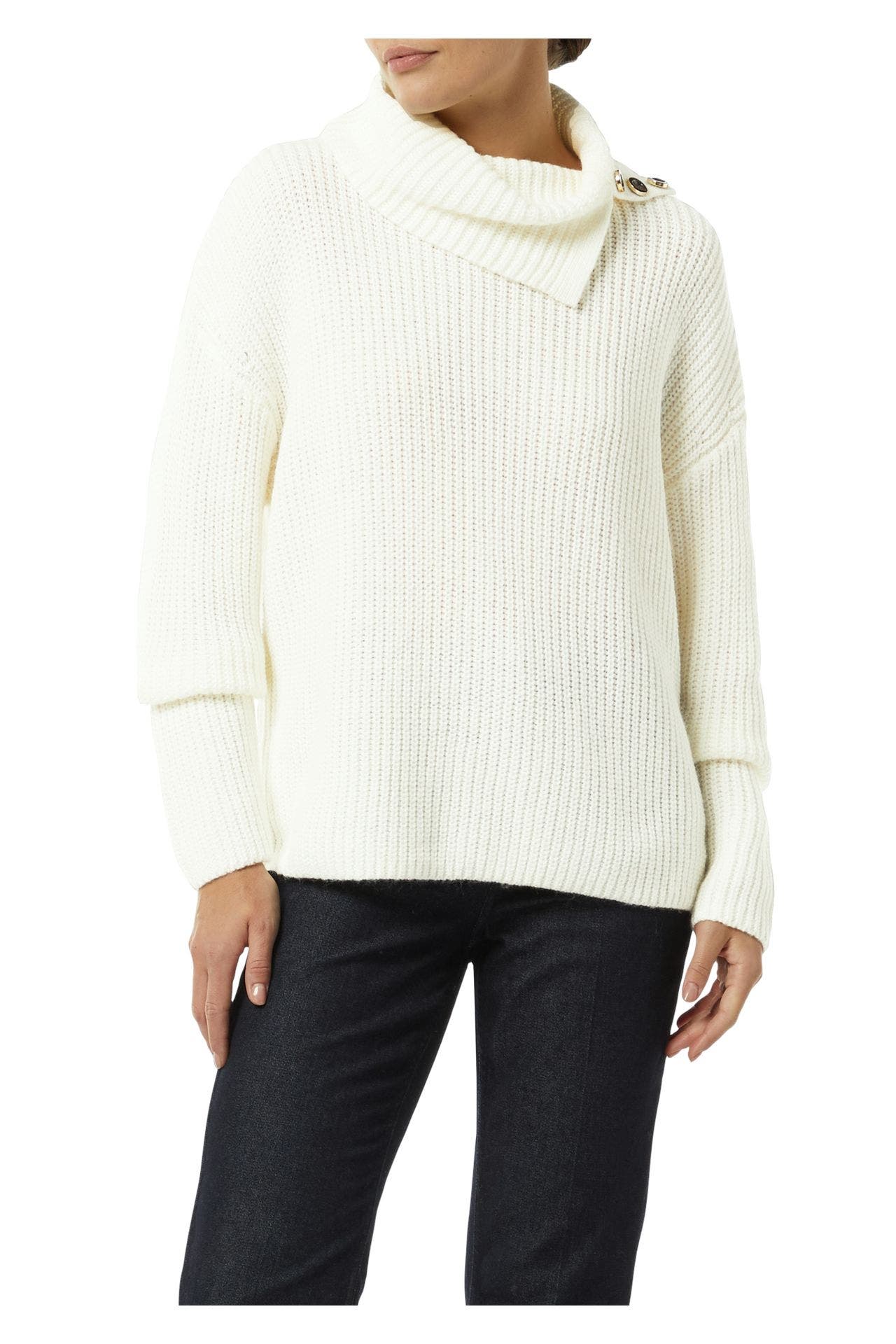 COMMA, Strickpullover weiß, Bild 1