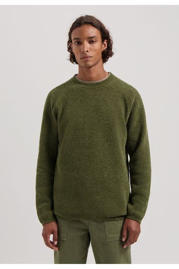 DSTREZZED Strickpullover tannengrün